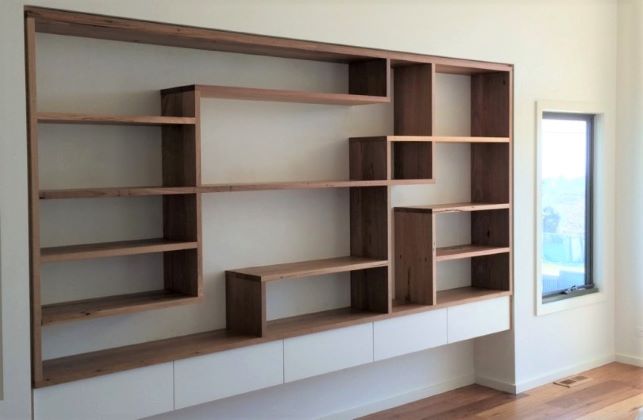 Timber Wall Display Shelving Bellarine Peninsula